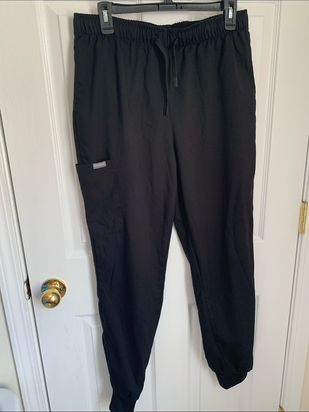 NiaaHinn large black scrub pants